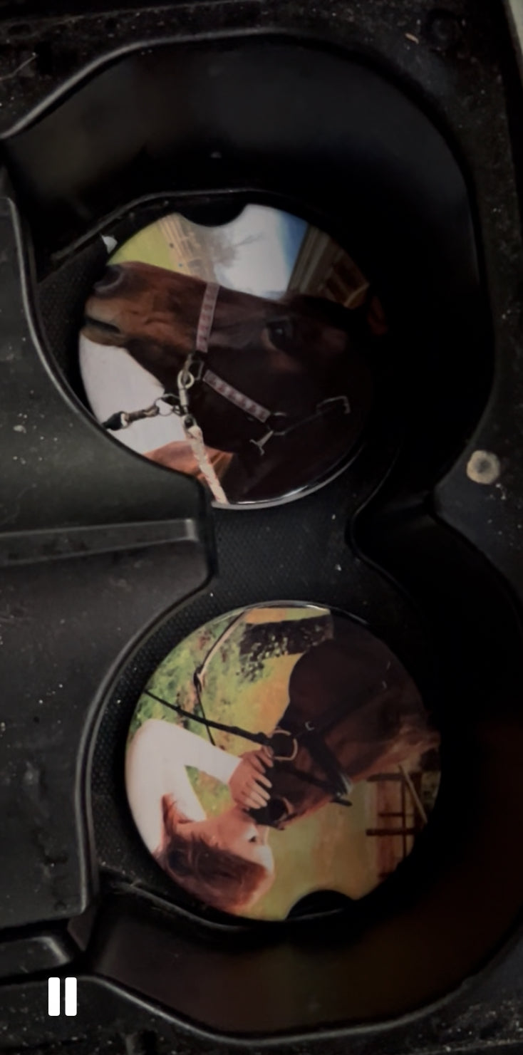Sublimation Car Coasters (Set of 2) | Pet Memories & Milestones (Copy)
